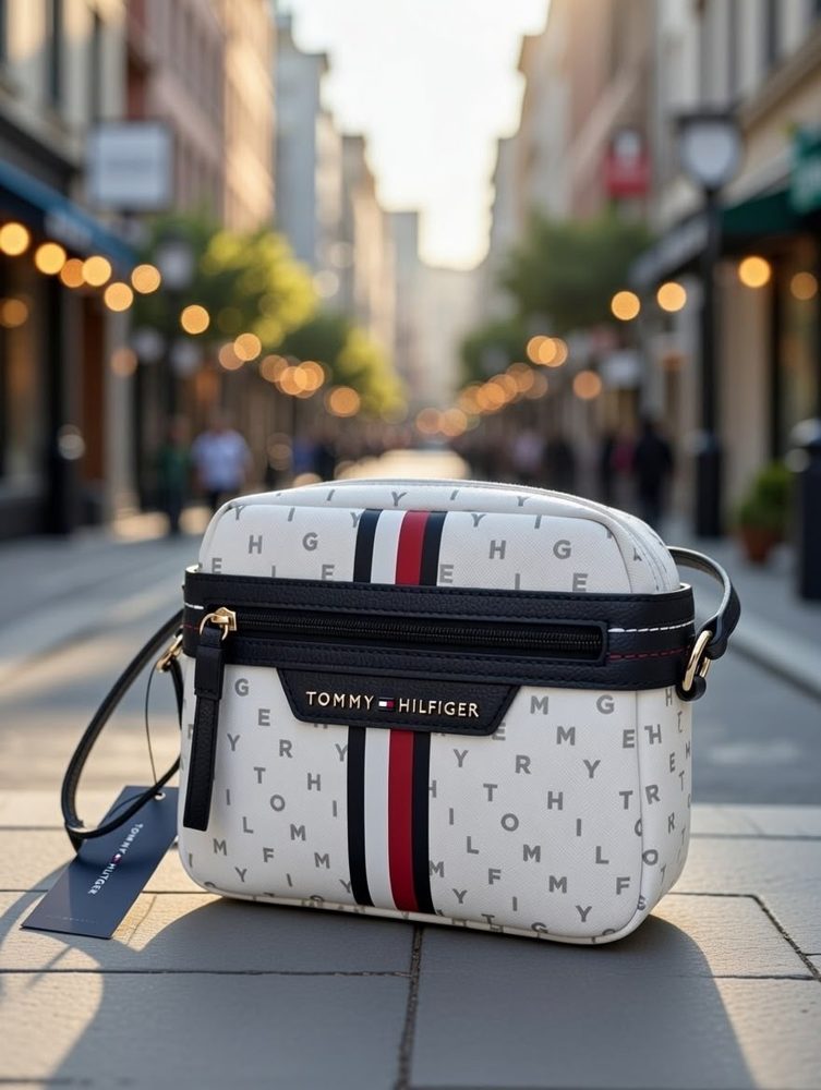 Tommy Hilfiger Camera Bag Blanco