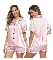 Pijama Satín Rosada